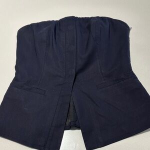 ALC Navy Strapless Top